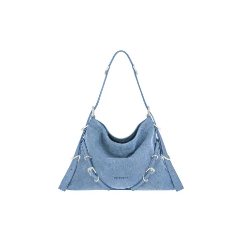 Givenchy Voyou Denim Сумка через плечо Женская Средняя Темно-синяя