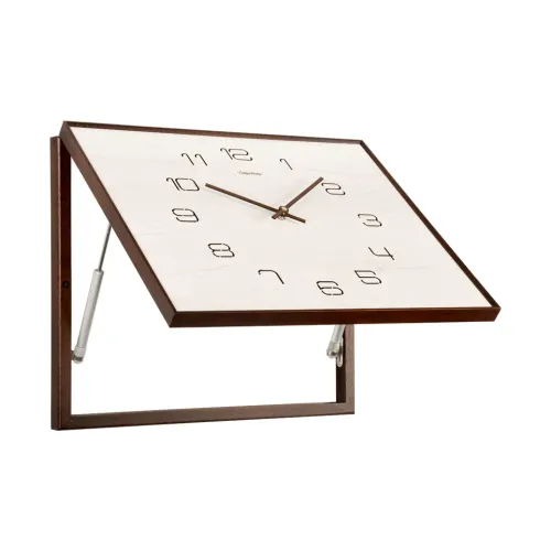 HENSE Стена Часы Гидравлические Часы Гостиная Бежевый Циферблат часов Унисекс Кварцевый механизм HW363