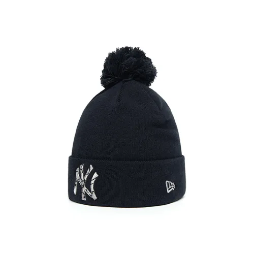New Era Акриловые шапки-бини унисекс черные