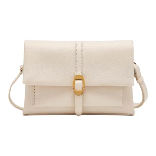 COCCINELLE GRAIN LEATHER Сумка через плечо Маленькая Женская Белая