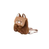 Красный Панда flip cover сумка - коричневый