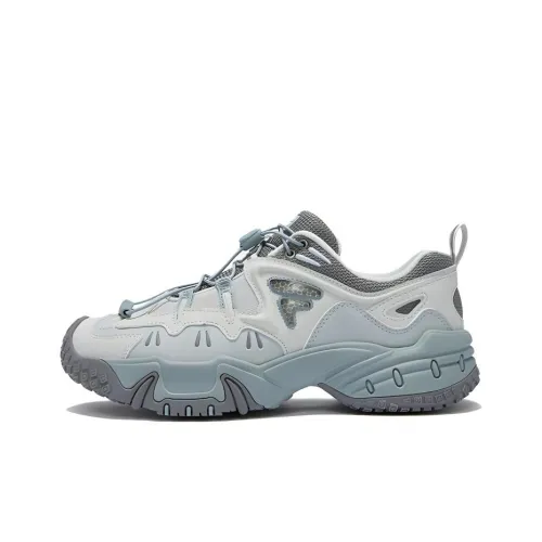 FILA FUSION KRIPTONITE Зуб Рок Обувь Низкий Топ Повседневный Женский Серый