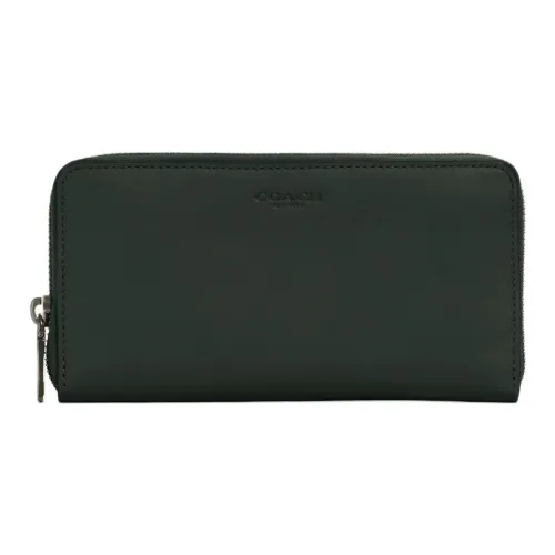 COACH Аккордеонный кошелек Спорт Телячья кожа Кошелек Маленький Мужской Amazon Зеленый