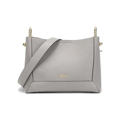 Why Коровья кожа Курьерская сумка Сумка-хобо Сумка через плечо Средний Женская Серый Чайно-зеленый Яшмовый