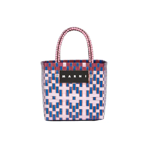 MARNI Basket Series Полипропиленовая Тоут Сумка Сумка для покупок Женская Сумка Радужного и Синего цвета