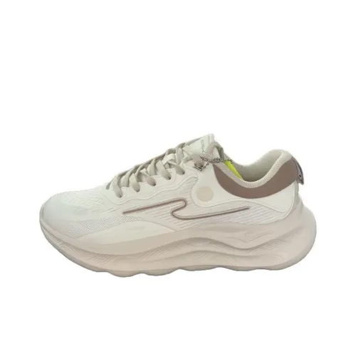 Erke Устойчивый к истиранию Дышащий Низкий Топ Повседневные Беговые кроссовки Женские Белые Розовые