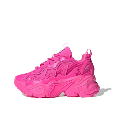 Adidas Originals Ozthemis Slip-resistant Abrasion-resistant Low Top Footwear Women's Pink Black Adidas Originals Ozthemis Slip-resistant Abrasion-resistant Низкие Кроссовки Женские Розовый Черный