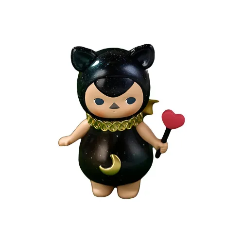 POP MART Pucky Эльф Лес Коллекция Скрытый стиль Bat Кошка Слепые коробки 1 Confirmed Style Открыто And Unpack Сумка