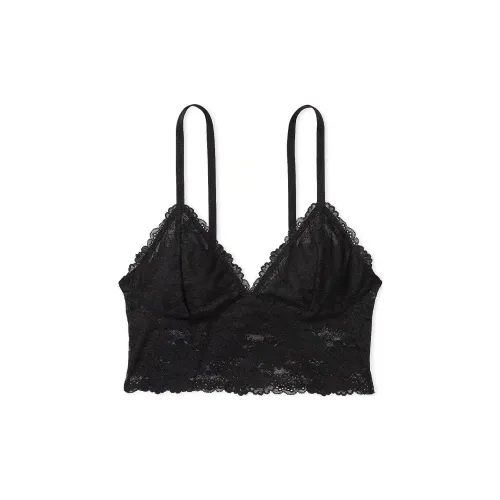 Victoria's Secret Розовый БРЕЛЕТЫ Бюстгальтер Топы WINK LONGLINE BRALETTE PB Бюстгальтер Женский Чисто Черный
