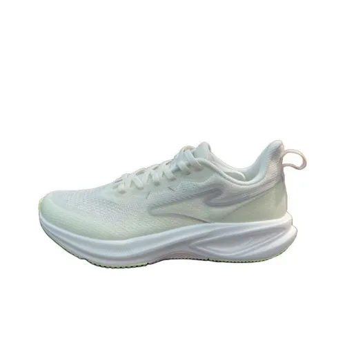 Erke Bullets Амортизация Дышащий Легкий Низкий Топ Беговые кроссовки Женские Белый Erke