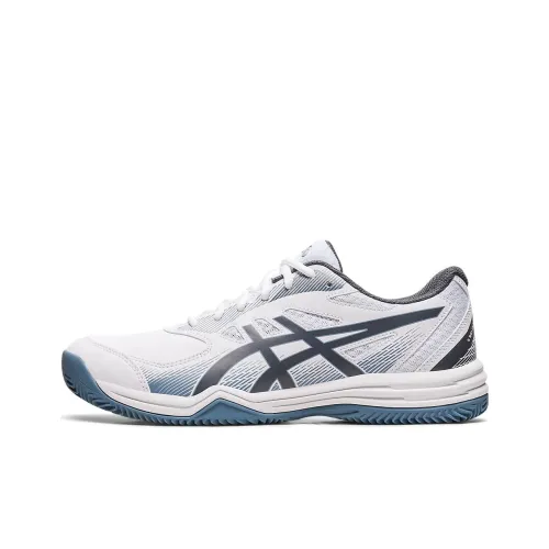 Asics Court Slide 3 Амортизация Низкий Топ Беговые Кроссовки Унисекс Синий Серый