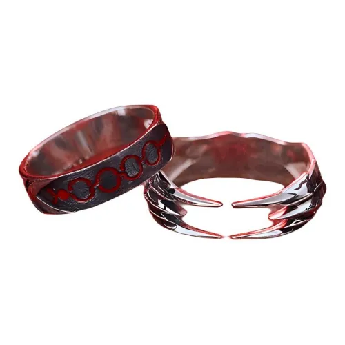 Ingyunshi Официальный Таффета Authentic Collaboration Черный Король Броня Кольцо Аниме Аксессуар Мерч по IP