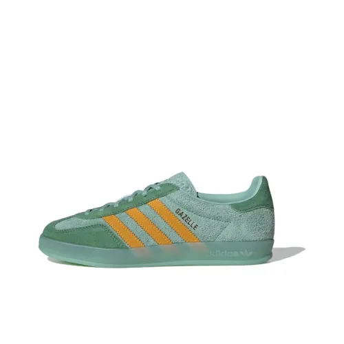 Adidas Originals GAZELLE INDOOR Low Топ Скейтборд Кроссовки Женские Зеленые