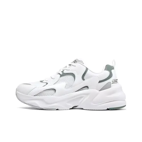 Skechers DLITES массивные кроссовки с низким верхом, белые, мужские