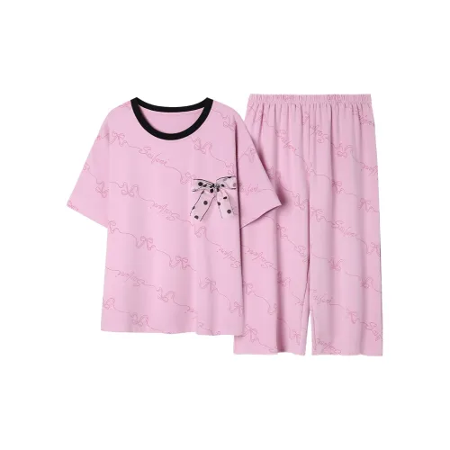 The Story Of The Flower Season Пижамный комплект Женские Фиолетовые