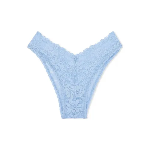 Victoria's Secret Розовый WINK V Передняя часть BRAZILIAN PANTY Порт Синий Нижнее белье Женские 1 шт Порт Синий
