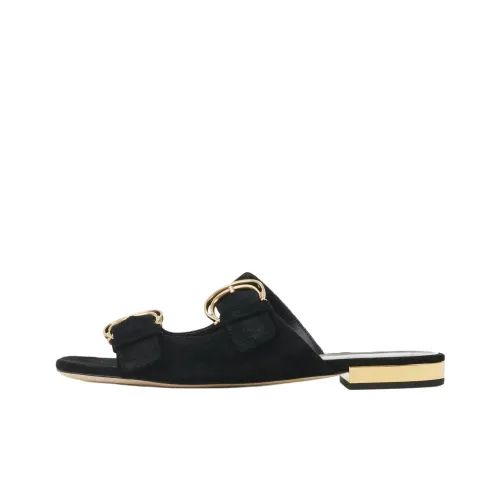 Chloe Слипоны Женские Черные