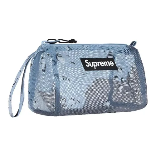 Supreme ПВХ Поливинилхлорид Путешествие Сумка для хранения Унисекс Синий