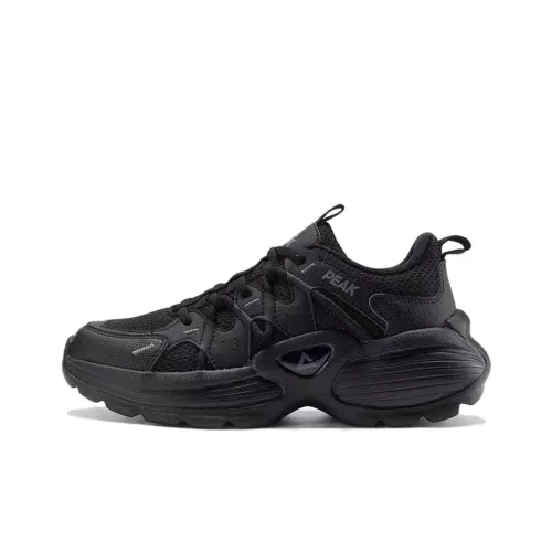 PEAK Амортизация Износостойкий Низкий Топ Casual Женский Черный