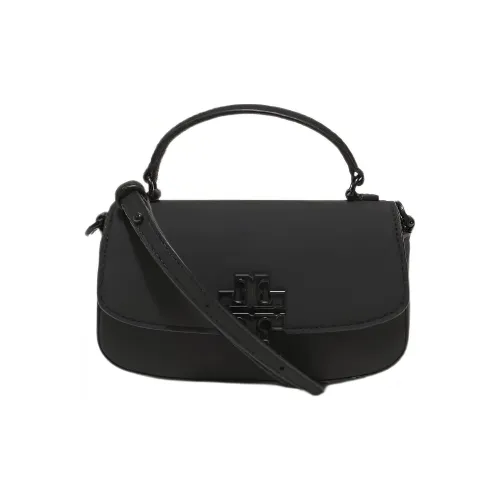 TORY BURCH Britten Гладкая кожа Сумка через плечо Сумка Мини Женская Черная