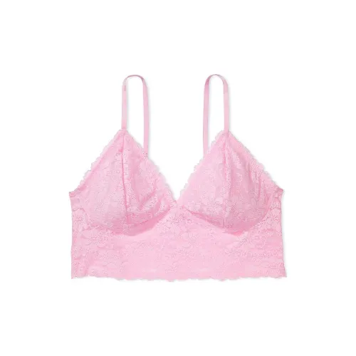 Victoria's Secret Розовый Бюстгальтеры Топы WINK LONGLINE BRALETTE PB Бюстгальтер Женский Розовый