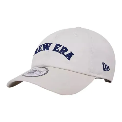New Era Хлопковые кепки унисекс белые
