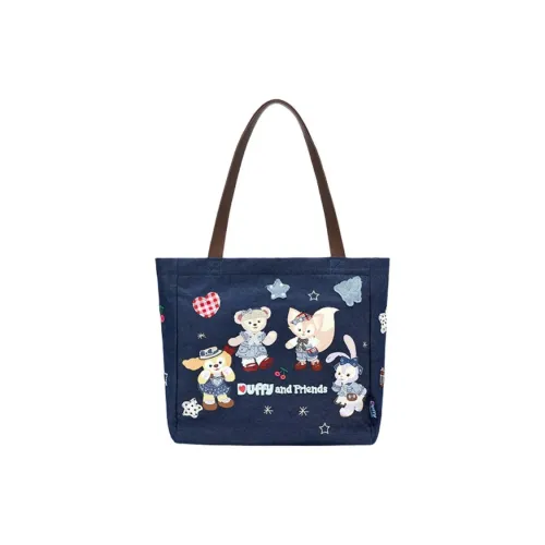 Disney Хлопок Тоут Сумка Сумка для покупок Сумка Сумка через плечо Унисекс Синий