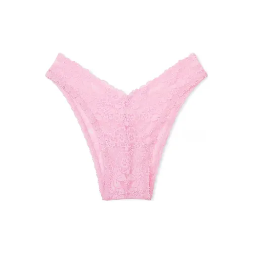 Victoria's Secret Розовый WINK V Передняя часть BRAZILIAN PANTY Розовый Пузырьки Розовый Нижнее белье Женские 1 шт Розовый