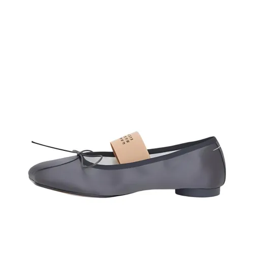 MM6 Maison Margiela Anatomic Туфли Мэри Джейн Серые Женские