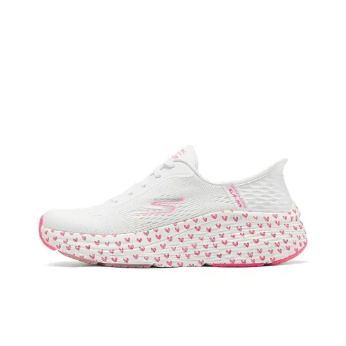 Skechers WOMEN'S GO Series Низкие Беговые Кроссовки Женские Белые Розовые