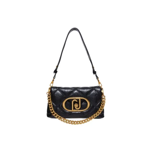 LIU·JO Блестящий ПУ (полиуретан) Сумка через плечо Женская Черная