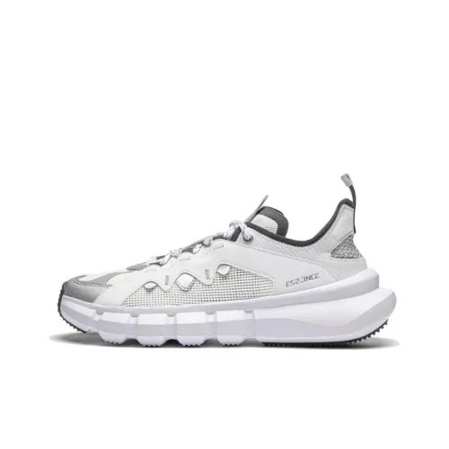 LINING Essence 2,3 Амортизация Износостойкий Низкий Топ Casual Мужской Серебристо-Белый