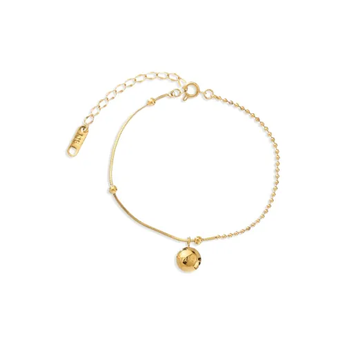 DXBR Титановый стальной браслет с покрытием из 18К золота женский золотой