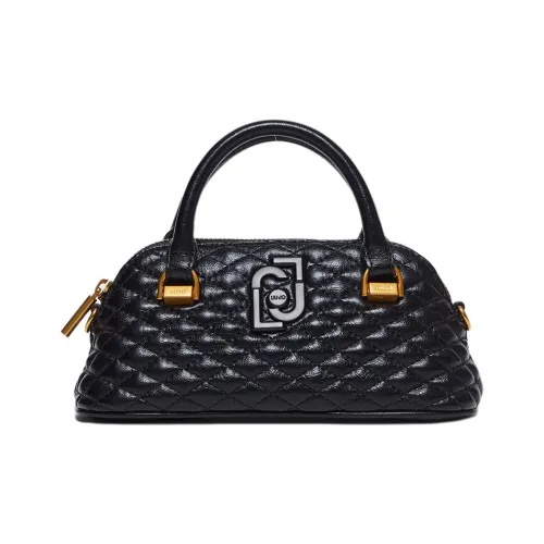 LIU·JO Блестящая сумка через плечо из ПУ (полиуретан) женская черная