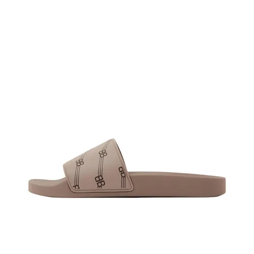 Balenciaga Pool Slide Тапочки Мужские Бежевые