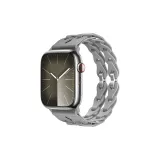 Серый с серебристой пряжкой