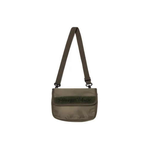 HUMAN MADE PROTOTYPE Series Нейлоновые сумки через плечо сумка на плечо унисекс оливково-коричневый