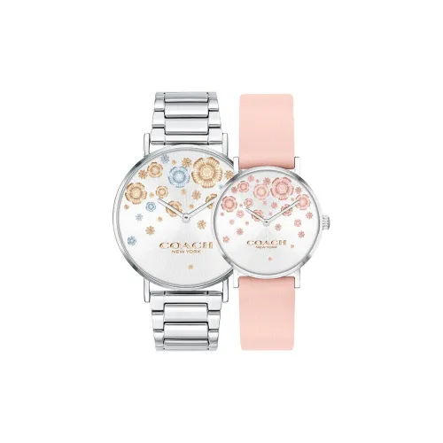 COACH Кварцевый Movement Женские Perry Watch 36 мм Белый