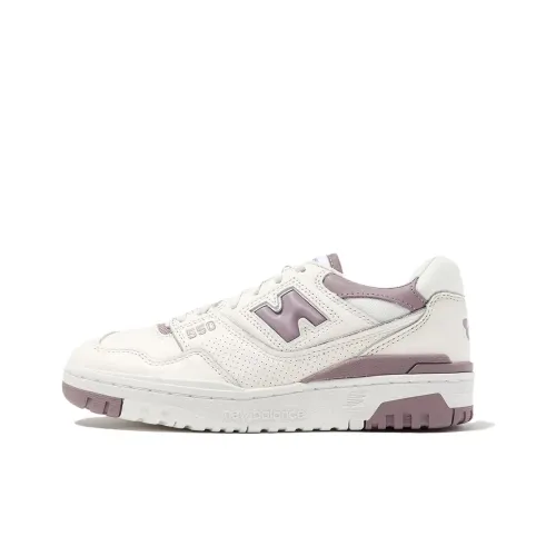 New Balance NB 550 Low Топ Повседневная обувь Женская Белый Фиолетовый