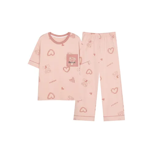 The Story Of The Flower Season Пижамный комплект Женские Кожа