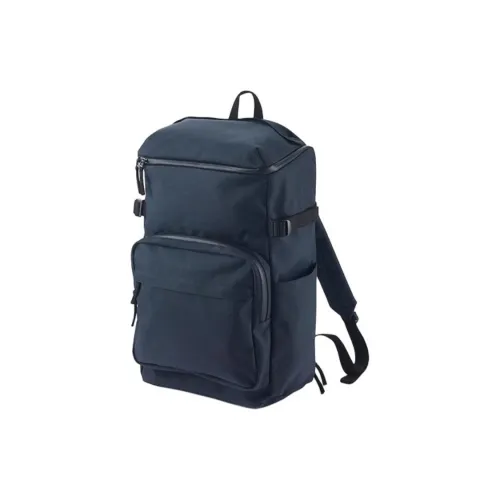 MUJI Полиамид Рюкзак Средний Унисекс Черный Темно-синий Синий