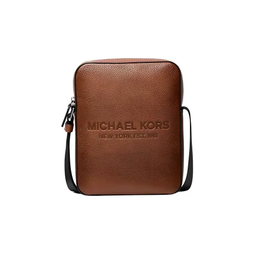 MICHAEL KORS Галечная кожа Пилотный Сумка Сумка через плечо Мужская Коричневая