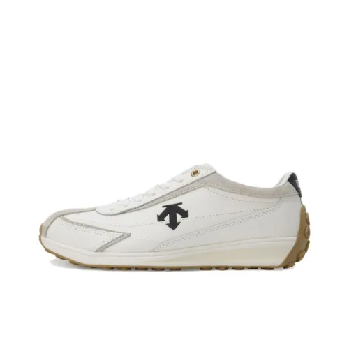 DESCENTE Cron Racer Slip-resistant Abrasion-resistant Breathable Low-top Casual Unisex Beige DESCENTE Cron Racer Противоскользящий Устойчивый к истиранию Дышащий Низкий Топ Повседневный Унисекс Бежевый