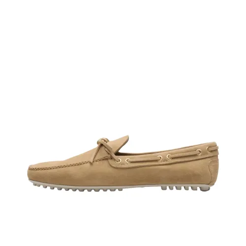 Car Shoe Лоферы с резиновым подошвой, бежевые, мужские