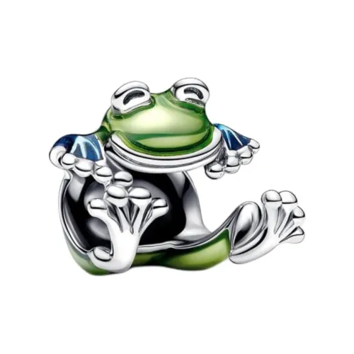 Pandora Эмаль Серебряные Подвески Женские Зеленые