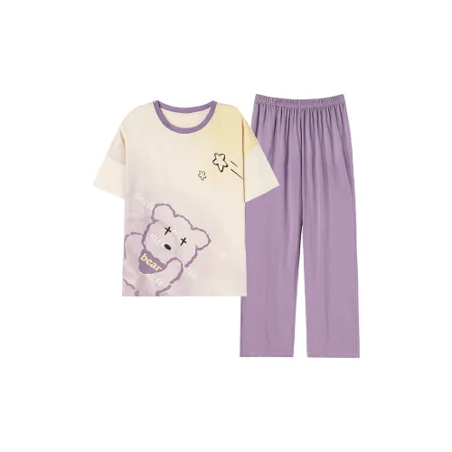 The Story Of The Flower Season Пижамный комплект женский абрикосовый