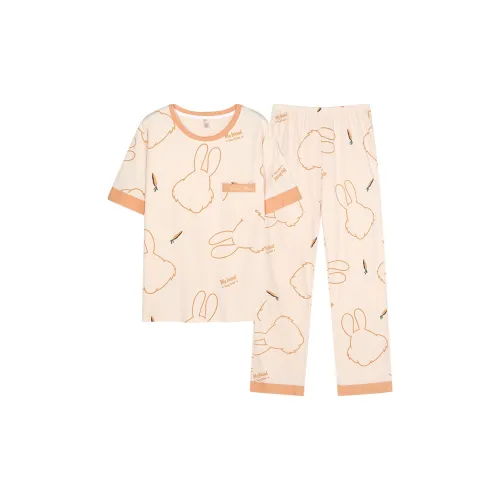 The Story Of The Flower Season Пижамный комплект женский абрикосовый