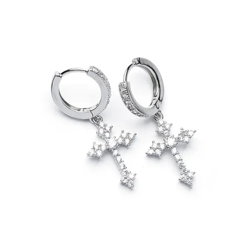 WANLIACC Сплав Крест Серьги-кольца Унисекс