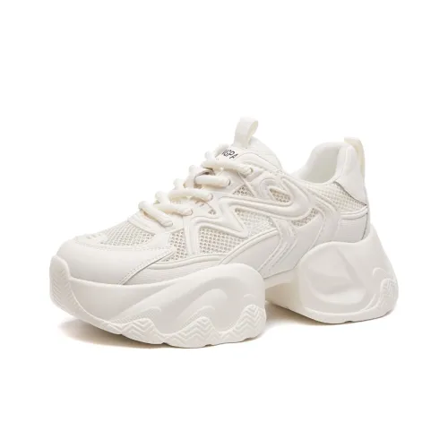 LINGPAO Модный Платформа Дышащий Масло-Подошва Кроссовки Женские