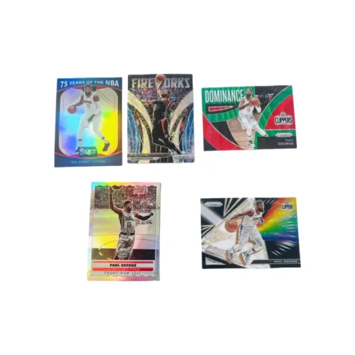 PANINI Павл Джордж Teca Рефракция FIVE Карта Комбинация Basketball Card Карта Товар Access Спортивные карты 5 шт